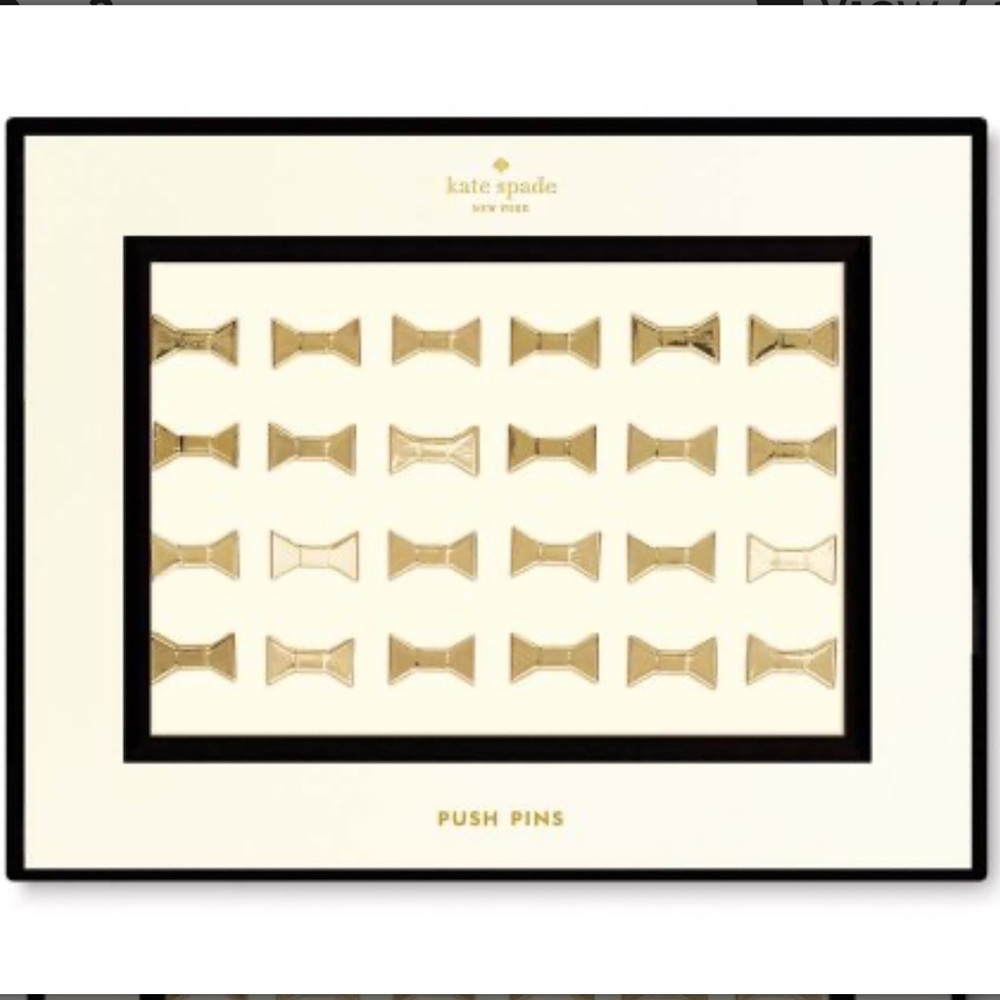 Kate Spade 24 Bow Push Pins